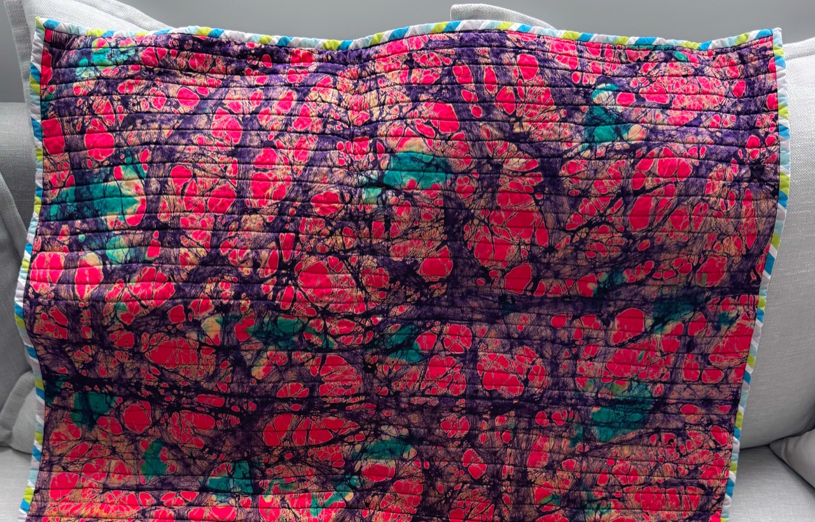 Back of the t-shirt quilt